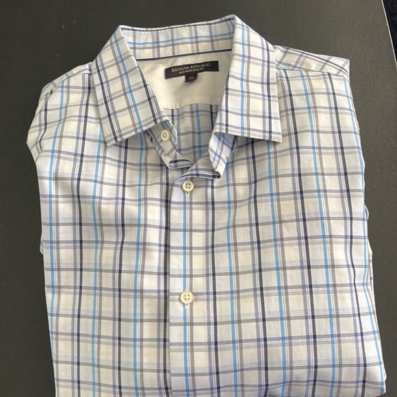 Banana Republic Dress Shirt NON-Iron Slim Fit - XL - Picture 6 of 7